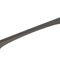 Riverside 6 5/16 Inch Center To Center Honey Bronze Cabinet Pull in durable metal for kitchen and bath cabinets, side view