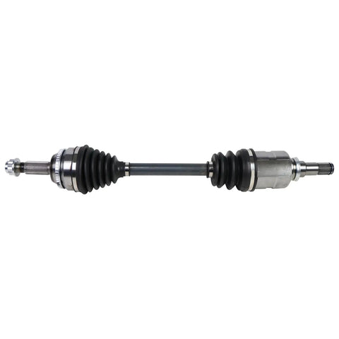 CV Axle Shaft Assembly Left Front Driver Side NCV69583 Drop In Premium OE Fit Balanced For Smooth Vibration Free Performance With High Grade Materials And Durable Front Left Axle Replacement, front view