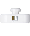 White 2X Breakaway Jump Cup Adapters For Horses With Locking Latches And Automatic Release Secure Obstacle Cups, top view.
