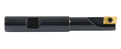 Half Inch 90 Degree Square Shoulder End Mill With Indexable Carbide Insert System And Ten APKT11T308 Inserts, Half Inch Shank