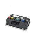 Electric motorcycle controller 1000A ND1081000, black enclosure with five color-coded terminals and mounting base