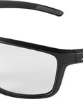 Sleek Lightweight Safety Glasses With No Sweat Anti Fog And Scratch Resistant Lenses Non Slip Sport Frame for outdoor use with matte black frame.