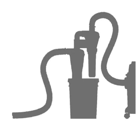 Illustration of Double Filtration Cyclone Dust Collector for Home Woodworking Turbocharged 2 Inch 50mm Separator Canister with 95 Percent Dust Capture