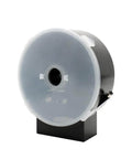Black filament dryer box for 3D printer, designed for 1.75mm filaments, sturdy housing, focus keyword: Filament Dryer Box For 3D Printer Filament Storage And Drying Keeps Filament Dry No Moisture Mess Reduces Stringing And Clogs During Printing Com