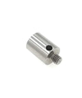 Stainless Steel CMM Probe Thread Adapter M3 To M4 With 7mm Diameter And 9mm Length Outer M3 Thread To Inner M4 Thread Fits Tormach Renishaw Haimer CMM Touch Probe Stylus Replacement, stainless adapter with side hole