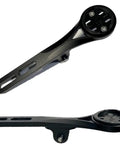 All In One Aero Handlebar Out Front Bike Mount For Cycling Computers And GoPro With Built In Light Attachment Compatible With Garmin Wahoo