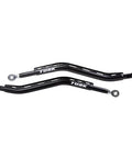 Extreme Duty High Clearance Lower Radius Rods Black for Polaris RZR XP 1000 2018 2021 Beefed Up Off Road Upgrade With Mohawk Gusset Three Sixteenth Inch Mild Steel And Heavy Wall Construction For Extra Clearance Over OEM black radius rods