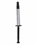 UV Curing Solder Mask Ink For PCB Repair And Insulation, 3CC Capacity, syringe with black cap and plunger.