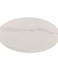 Top Tier White Sintered Stone Lazy Susan With Whisper Quiet 360 Swivel Design For Large Dining Tables And Kitchen Island Centers That Turn Like Butter During Weekend Cookouts And Dinner Parties, round stone serving tray.