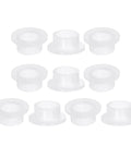 10 Pcs Flanged Sleeve Bearings Nylon Bushings For Shaft 6.7mm Bore 8.5mm OD 5mm Length Flange Diameter 12.2mm Flange Thickness 1mm