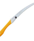 GomBoy Curve Professional Folding Saw 240mm With Impulse Hardened Teeth, large curved blade, yellow handle, 6.8 TPI, 1.4mm thick