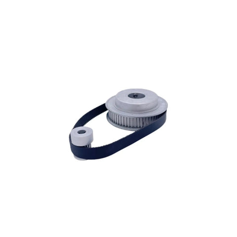 12 Tooth And 48 Tooth HTD 5M Timing Pulley Set With 1 To 4 Reduction Ratio For Engine Crankshaft Oil Sealing And Torque Transmission In 10mm Or 15mm Belt Width Kits, with belt
