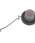 Top view of Gas Tank Cap Assembly 77300-33070 10839 Black Fits Toyota And Lexus Cars And SUVs Including Es300, Gray and black design