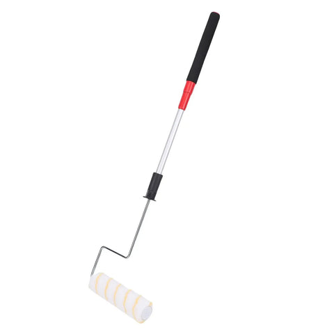 Adjustable Telescopic Paint Roller Kit For Walls And Ceilings Rock Solid Nine Inch Frame with comfort grip handle.