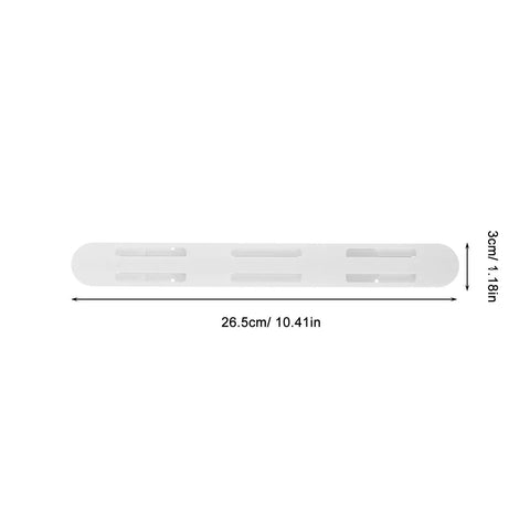 Under Cabinet Drawer Slides Set With Plastic Track Glides Tool-Free No Damage Install dimensions 26.5cm by 3cm