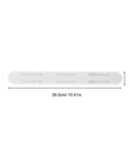Two Pack Plastic Drawer Slides Bottom Mount Tracks with size dimensions 26.5cm x 3cm for kitchen cabinets and dressers