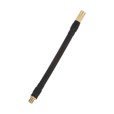 Kickass Six Point Three Inch Heavy Duty Tire Inflator Hose Air Fit Connector Fits For Xiaomi Electric Scooter Bicycle Motorcycle And Car Auto Vehicle Accessories Upgrade Kit Top Quality Durable Build Easy Install Long Lasting Service Life black hose with brass fittings