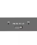 Slick Aluminum M.2 NVMe SSD RAID Enclosure showing control panel with R0 R1 settings and indicator lights.