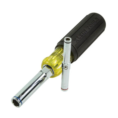 Six In One Nut Driver Set Built Tough With Heavy Duty Hollow Shaft For Long Bolts SAE Six Point Hex Sizes Three Sixteenths One Quarter