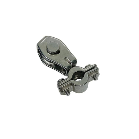 Marine Boat 1 Inch Cable Block Swivel Sheave For Three Eighths Inch Rope Stainless Steel T304 Durable Marine Grade