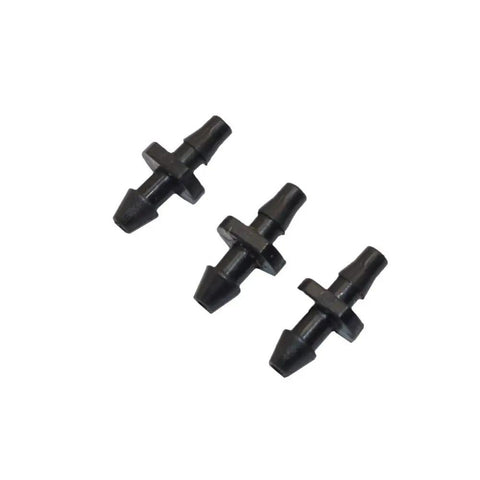 Bulk Garden Hose Fittings Kit With Four Thousand Pieces Three To Five Millimeter Double Barbed Connectors For Micro Hoses And Irrigation System Durable Greenhouse Watering Accessories No Brainer Fit, black 3/5mm double barb connectors