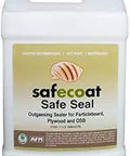 Safe Seal Clear Primer Sealer Gallon For Porous Surfaces Like Particle Board Plywood Processed Wood And Concrete container front view