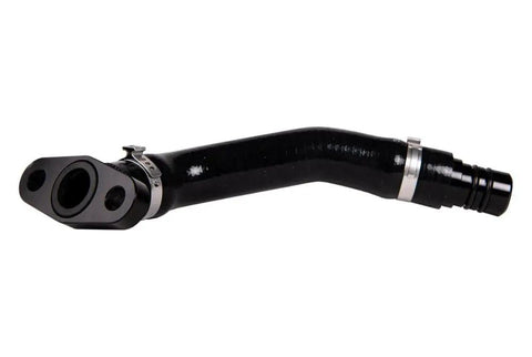 Dodge 07 To 18 2500 3500 6.7L Cummins Turbo Drain Tube Kit Replacement Oil Line Kit For VGT Turbo Black Finish, angled view