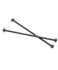 Cool 2pcs High Grade Dog Bone Drive Shaft Rod For 1:8 Rc Cars, 139.5mm length, black robust rods for power transmission upgrades.