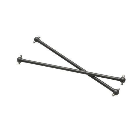 Cool 2pcs High Grade Dog Bone Drive Shaft Rod For 1:8 Rc Cars, 139.5mm length, black robust rods for power transmission upgrades.
