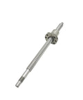 SFU1204 Rolled Ball Screw With 22mm Ball Nut BK10 BF10 End Machined For CNC And 3D Printing Motion Rails 12mm Diameter 4mm Pitch Right Hand Thread C7 Grade High Precision Linear Motion Rod For Smooth Glide 450mm Long, detailed view