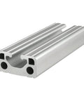 Kickstart Your Next Rad Mod With This Pro Grade 1.5 X 0.75 T Slotted Aluminum Extrusion Linear Slot Bar Rail clear anodized finish close-up.