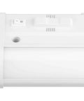 Close-up of Hide-A-Lite Collection 1-Light 36-Inch Satin White LED Linear Undercabinet Light showing switch and control details.