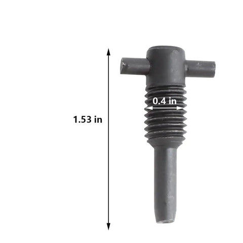 Tough As Nails 6 Piece Hydraulic Jack Parts Set With Kickass Oil Release Valve And Screw Plus Vertical Jack Oil Seal, black valve 1.53 in.