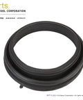 Genuine OEM Front Load Washer Door Boot Seal Replacement Part Direct Fit Easy Install circular seal for Whirlpool washers.