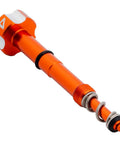 Orange Fuel Mixture Screw For Honda CRF150R Keihin FCR Carbs Replacement With Easy Grip Knob Laser-Etched Numbers Includes Spring Washer O-Ring 6061-T6 Aluminum Fits 2007-2009 And 2012-2025 Models.