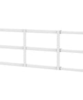 Beefy Kid Proof Window Guard Fixed Child Safety Barrier With No Sweat Setup And Tight Bar Spacing Non Egress Design Keeps Little Ones Secure Smooth White Finish.