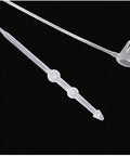 5 Inch Clear Plastic Hang Tag Fastener Snap Locks Slick Retail Fix Straight Up Secure Your Gear Gonna Keep Price Tags Locked Tight 2000 Count detailed view of security fastener