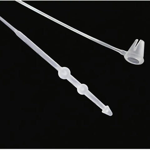 5 Inch Clear Plastic Hang Tag Fastener Snap Locks Slick Retail Fix Straight Up Secure Your Gear Gonna Keep Price Tags Locked Tight 2000 Count detailed view of security fastener
