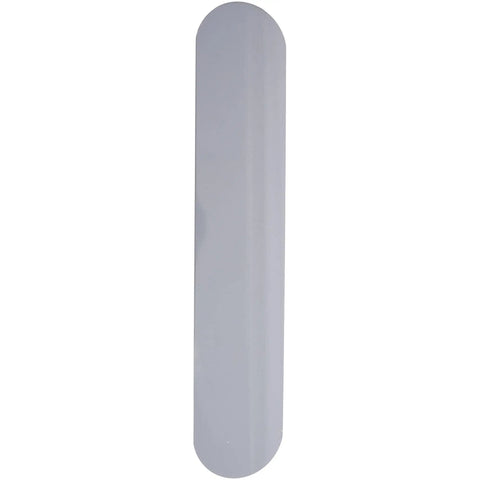 Round End Magnesium Hand Float For Concrete Finishing With DuraSoft Handle, Pro Grade Lightweight Magnesium Blade, Top View