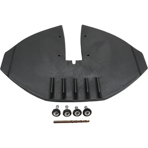 Sport 300 Whale Tail Hydrofoil Stabilizer for Outboard Motors with mounting hardware, suitable for Y40 350 HP engines.