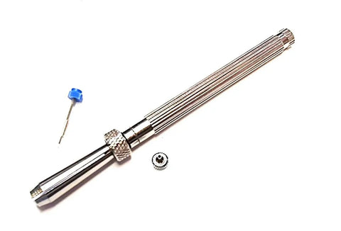 Watch Sliding Quick Release Pin Vice Chuck 0 To 1.2mm Adjustable Collet Holder For Winding Stems, Stainless Steel Tool For Watch Geeks And Watchmakers, Jewelry Repair, 10.5cm