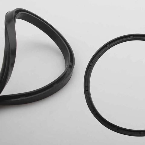 RV Sewer Hose Gasket Set Six Pack Replacement Seals For Universal Fittings, Fits RhinoFLEX Revolution And Easy Slip Hoses, No Mess Leak Free Bayonet Seals For Camper RV Travel Trailer Sewer Lines, black rubber rings