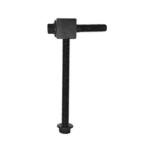 Premium Alternator Belt Tensioner Pulley Adjuster Kit heavy duty bolt showing detailed threading and square head design