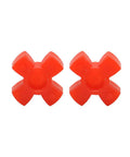 Red polyurethane elastomer inserts for 2 Pack Aluminum Flexible Shaft Couplings D30 To L35 8mm To 14mm Bore High Torque Spider Coupler