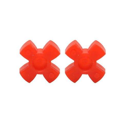 Red polyurethane elastomer inserts for 2 Pack Aluminum Flexible Shaft Couplings D30 To L35 8mm To 14mm Bore High Torque Spider Coupler