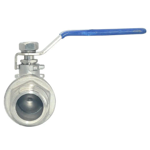 Full Port Ball Valve 304 Stainless Steel Heavy Duty For Water Oil And Gas 1 Inch 1000 WOG Serviceable With PTFE Seals And Manual Lever