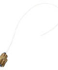 Zero Hassle Rotating Air Blow Hose With Snap Fit Coupling For Robust Compressed Pneumatic Tool Lines And Easy Glide Garage Shop Dust Blowing Job Sites, featuring brass fitting and flexible tubing.