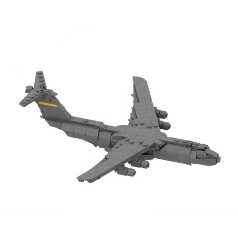 Airplane Building Kit With 367 Pieces 1 To 300 Scale C 5 Galaxy Military Cargo Transport Model Dope MOC Build For Adults