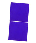 Must Have Set Of 2 Cobalt Glass Sheets 5x5cm For Chemistry Flame Color Reaction Tests, Heat Resistant Lab Plates Built For Colorimetric Experiments