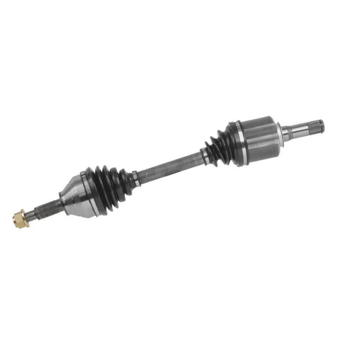 Ford Explorer Front Left CV Axle Assembly Replacement 2011 2019 26.69 Inch Length 27 Spline Inner Shaft For SUV And Police Interceptor Utility Built Tough And Easy Install visible angled view